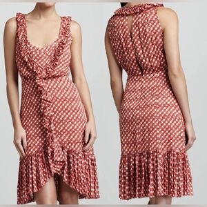 Tory Burch Janetta Circle Clip Dot Print
Jacquard Dress Size 2